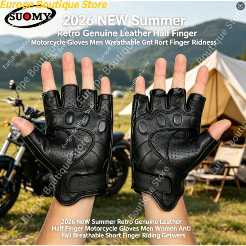 Motorcycle Gear Women - Sarung Tangan Sepeda Motor Setengah Jari