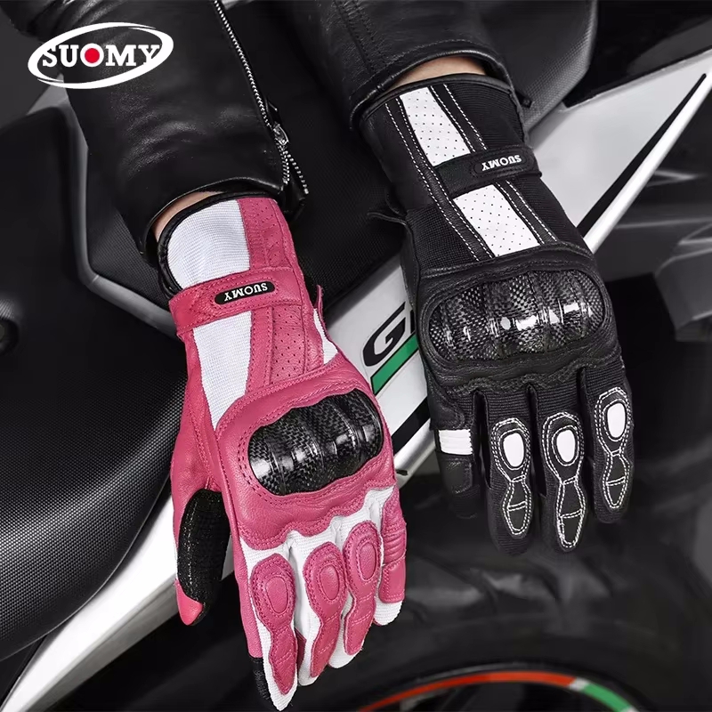 Xs Motorcycle Gear - Sarung Tangan Motor Kulit SUOMY, Sarung