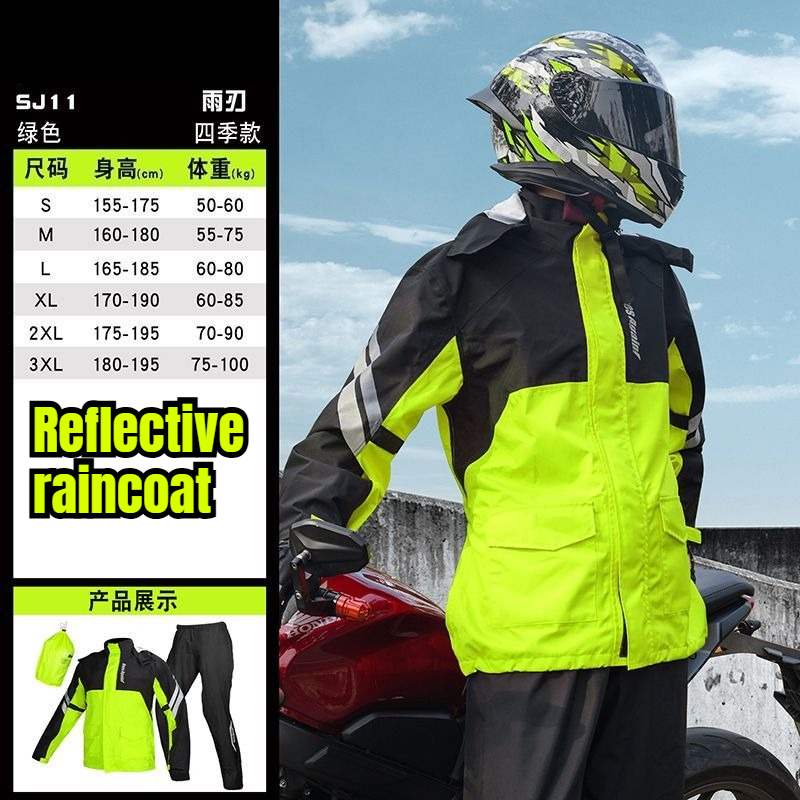 Motorcycle Rain Suit - Jas Hujan Sepeda Motor Tipe Terpisah