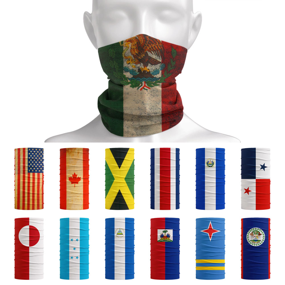 Motorcycle Gear Women - Bandana Bendera Nasional Amerika Utara Hiasan