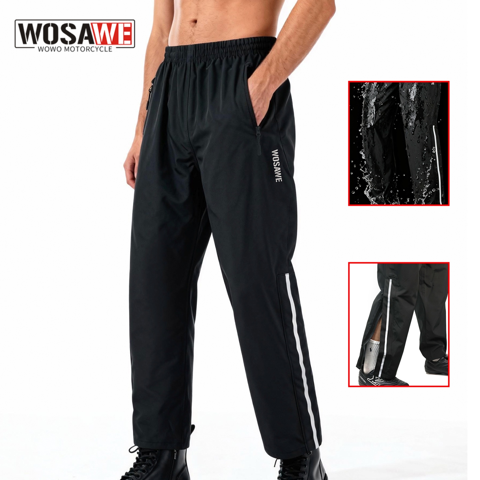 Motorcycle Rain Suit - Celana Hujan Motor WOSAWE Anti Air
