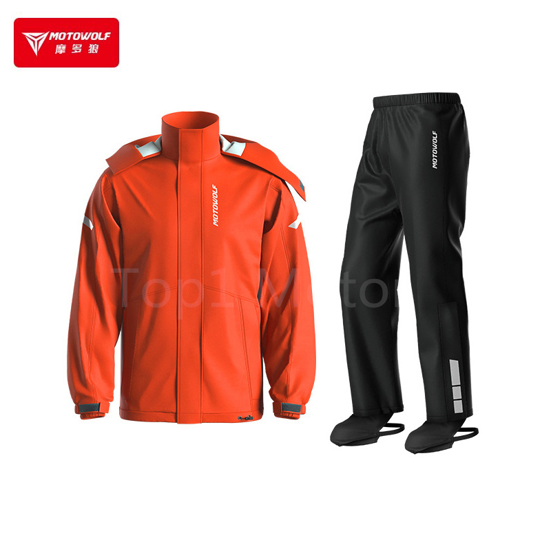 Motorcycle Rain Suit - Jaket hujan parka wanita, pria sepeda