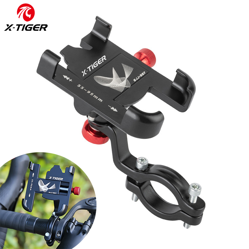 Phone Mount Handlebar - X-TIGER, untuk semua ponsel sepeda, stang