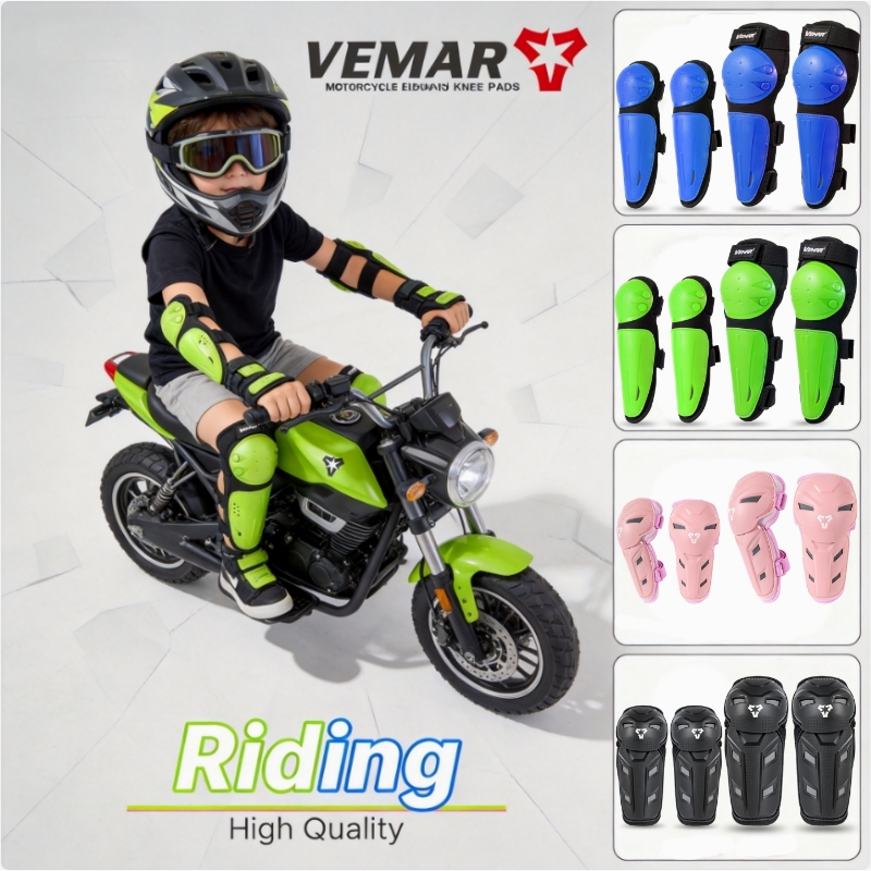 Motorcycle Gear Kids - Set Pelindung Lutut dan Siku VEMAR