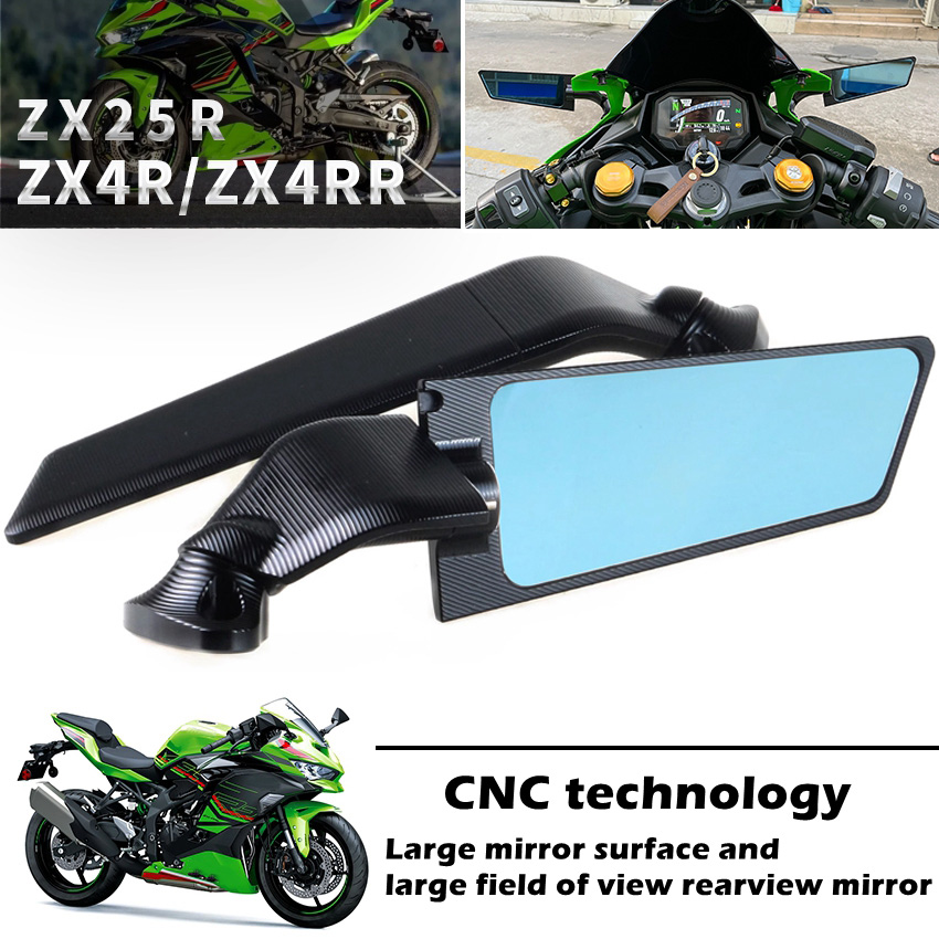 Mirror Extender Bar - Untuk KAWASAKI ZX4RR/ZX25R/ZX6R/ZX10R/NINJA400/ NINJA500 Kaca Spion