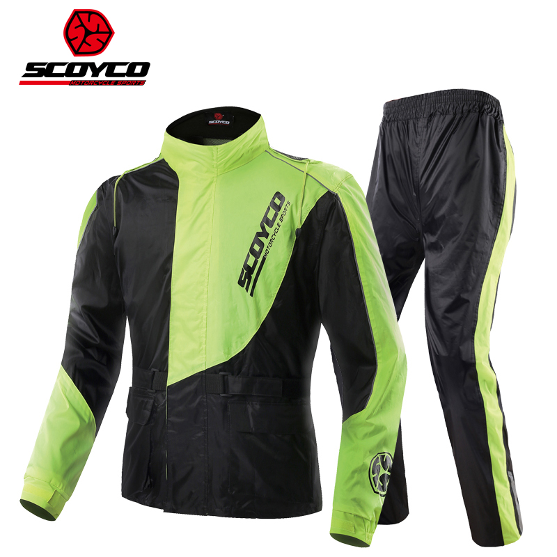 Motorcycle Rain Suit - SCOYCO Celana Jas Hujan Berkendara Sepeda