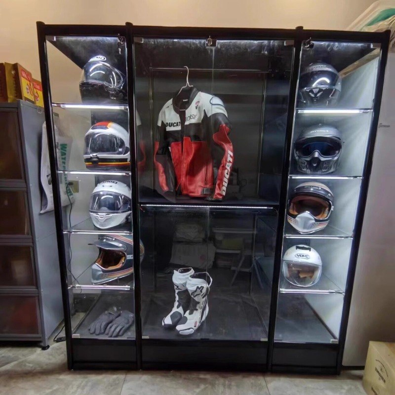 Motorcycle Gear Display Rack - Rak Display Helm Sepeda Motor Peralatan