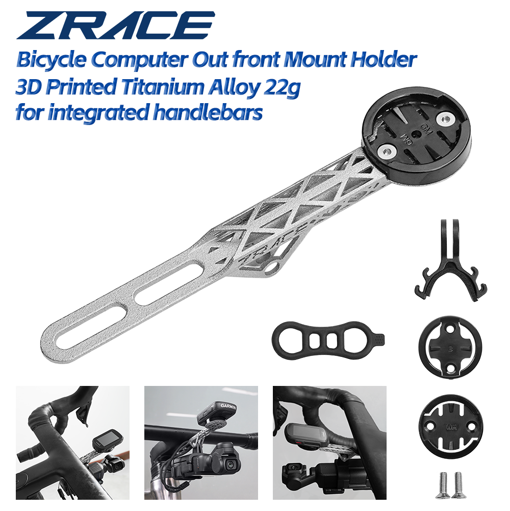 Phone Mount Handlebar - ZRACE Dudukan Depan Komputer Sepeda Titanium