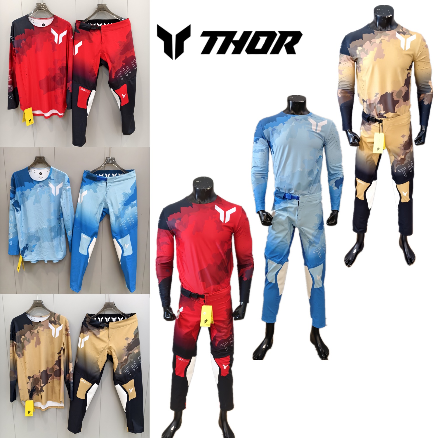 Motorcycle Gear Kit - Set Perlengkapan Motocross THOR MX Off