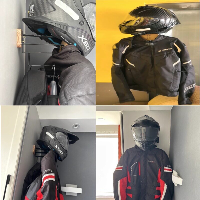 Rak Perlengkapan Taktis Dindin - Motorcycle Gear Display Rack ulasan dan harga