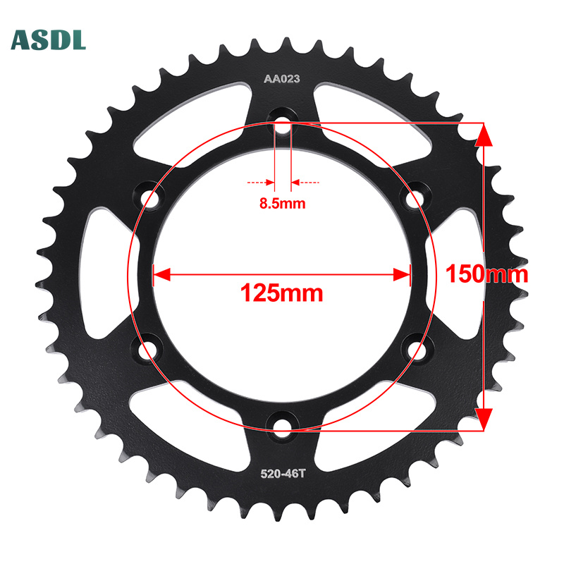 520 Roda Gigi Depan Belakang S - Motorcycle Gear Europe ulasan dan harga