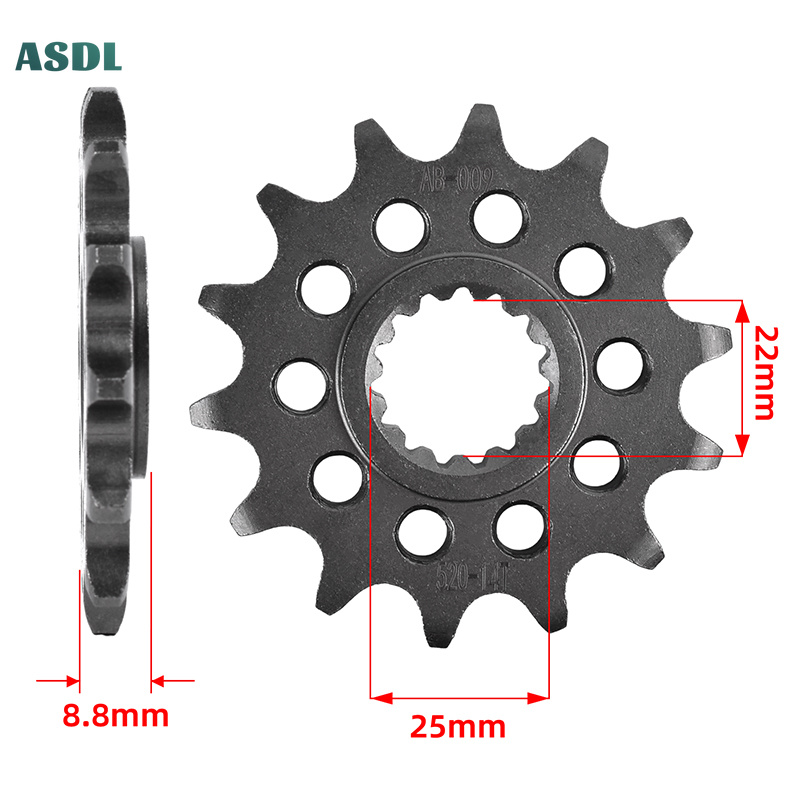 520 Roda Gigi Depan Belakang S - Motorcycle Gear Europe ulasan dan harga