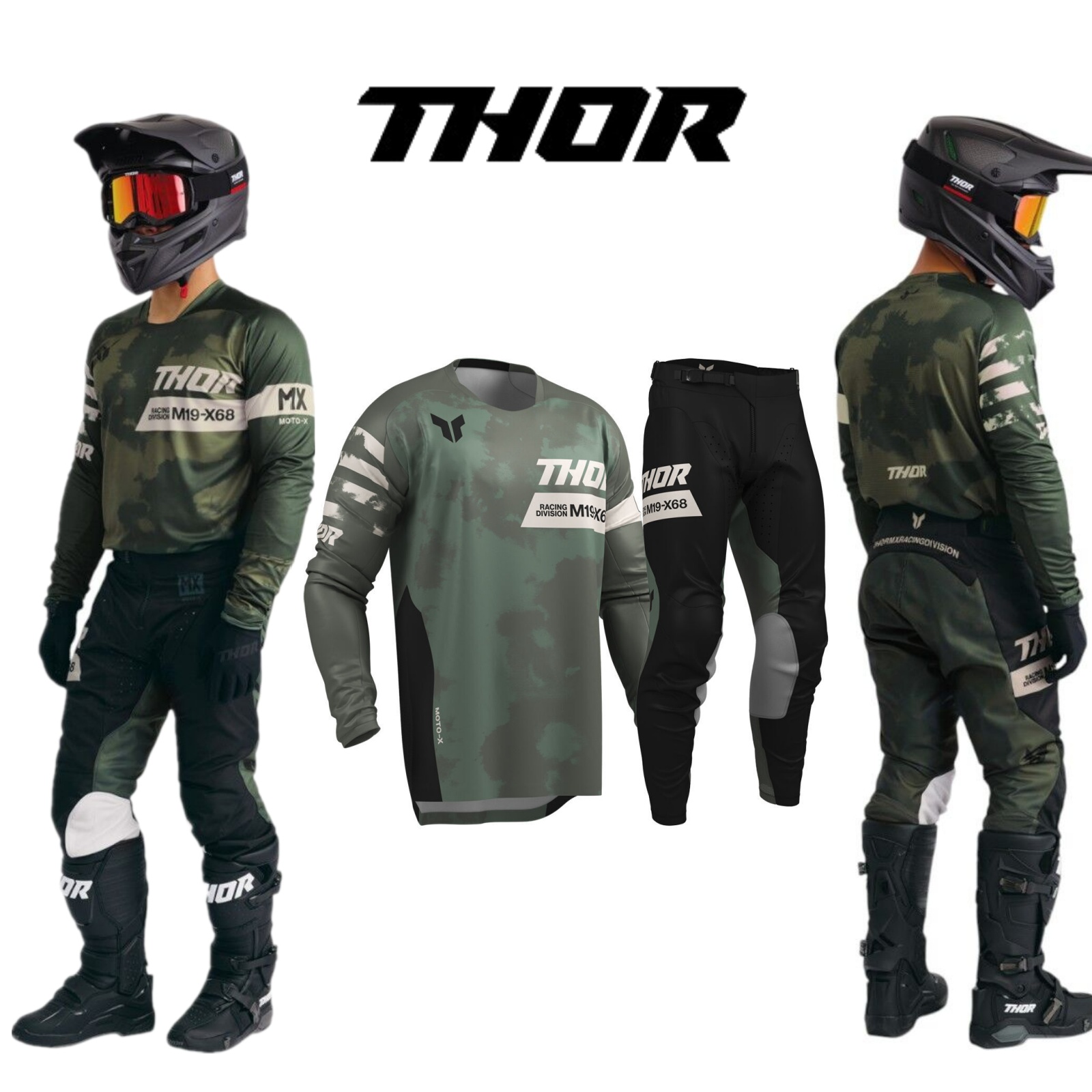 Set Perlengkapan Motocross Ata - Motorcycle Gear Kit ulasan dan harga