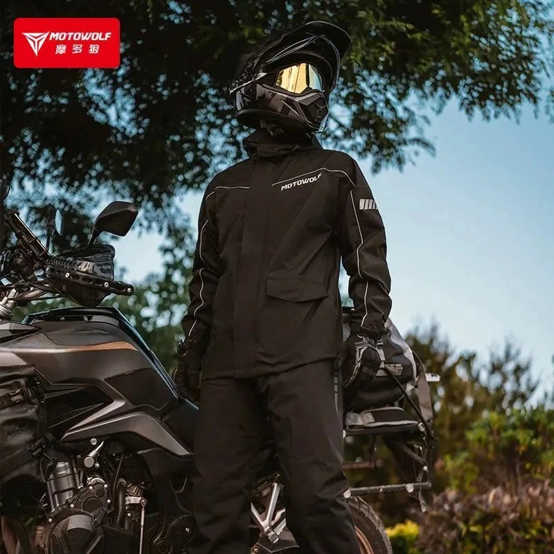 Jas Hujan Sepeda Motor MOTOWOL - Motorcycle Rain Suit ulasan dan harga