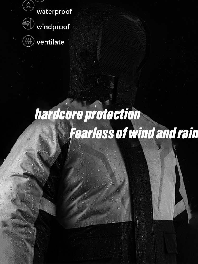 Setelan Jas Hujan Motor Storm, - Motorcycle Rain Suit ulasan dan harga