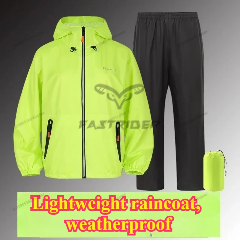 Jas Hujan Motor Unisex untuk M - Motorcycle Rain Suit ulasan dan harga