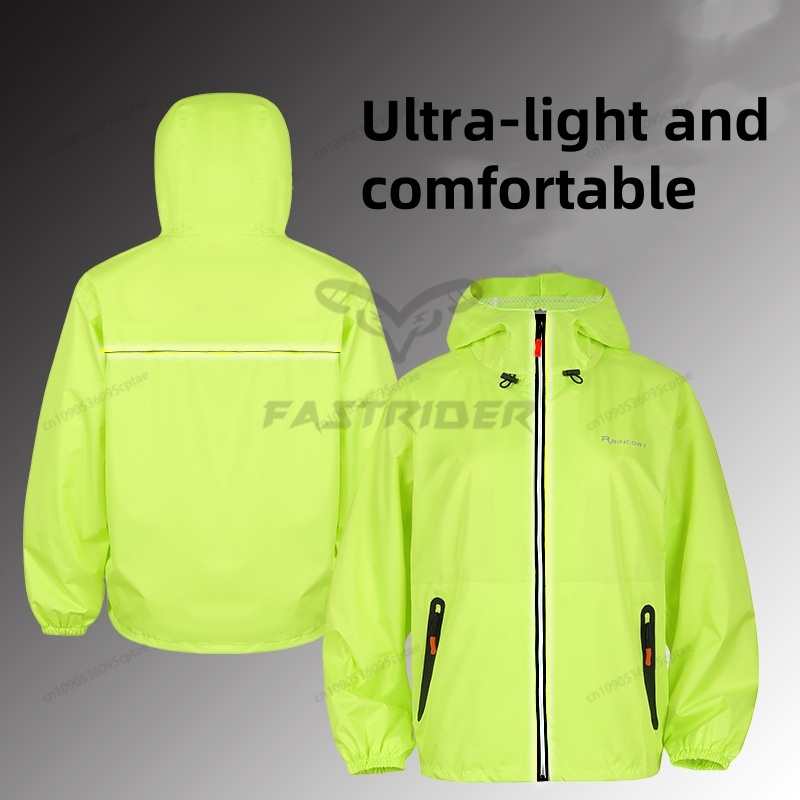 Jas Hujan Motor Unisex untuk M - Motorcycle Rain Suit ulasan dan harga