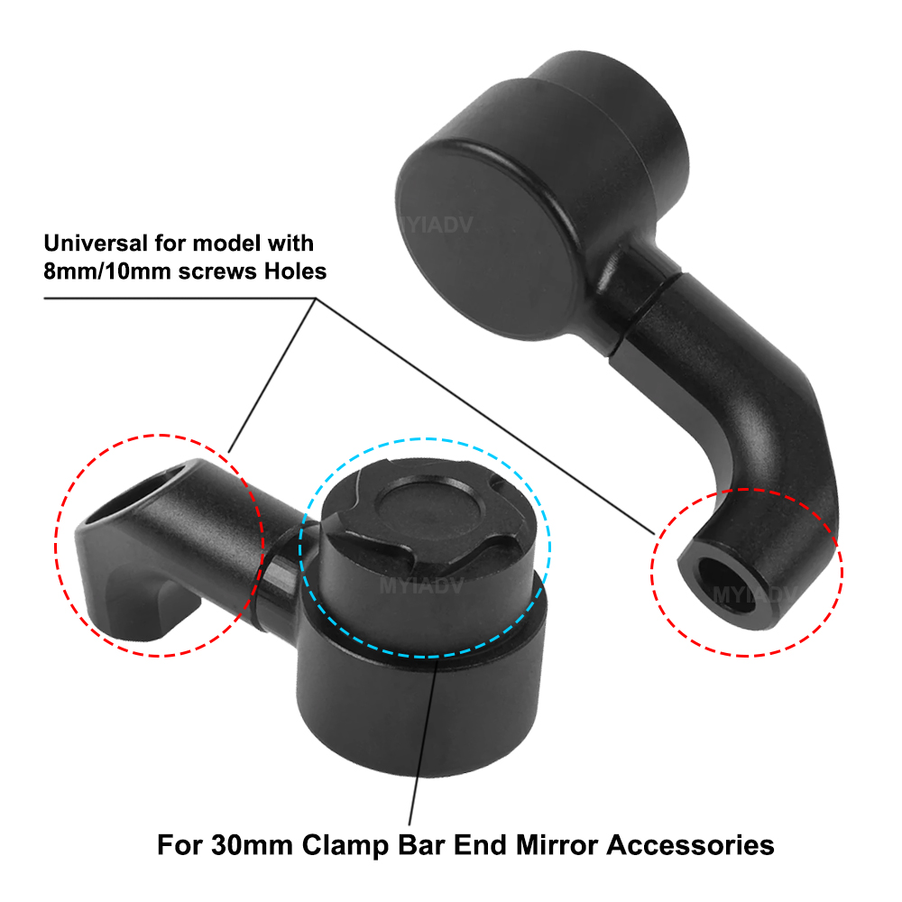 Cermin sepeda motor Riser ekst - Mirror Extender Bar ulasan dan harga