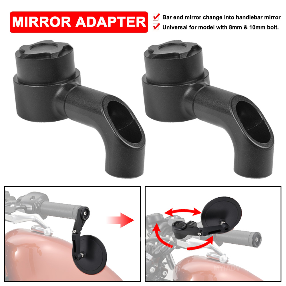 Cermin sepeda motor Riser ekst - Mirror Extender Bar ulasan dan harga