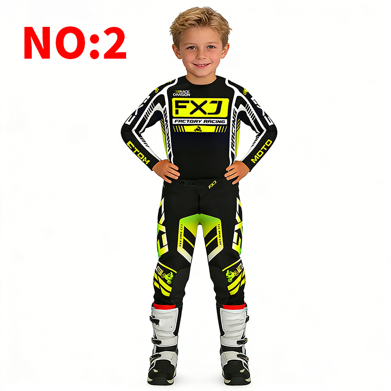 Pakaian anak motocross, jersey - Motorcycle Gear Kids ulasan dan harga