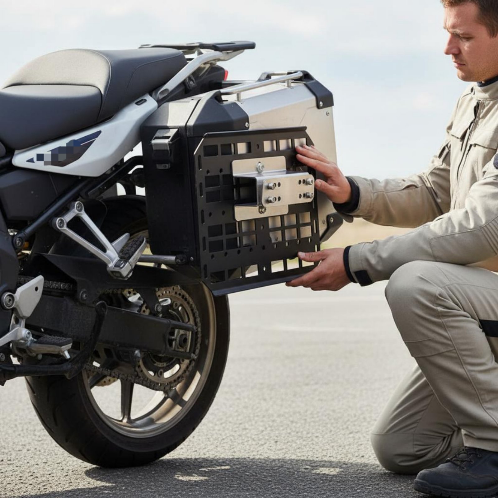 Rak Penyangga Tas Samping Moto - Gearbox Motorcycle ulasan dan harga