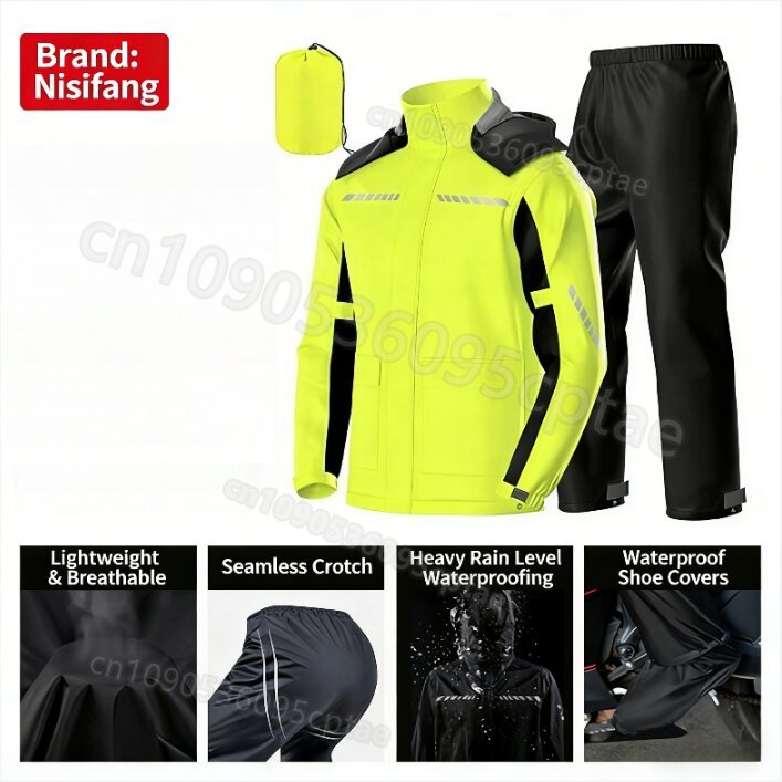 Jas Hujan Sepeda Motor Anti Ai - Motorcycle Rain Suit ulasan dan harga