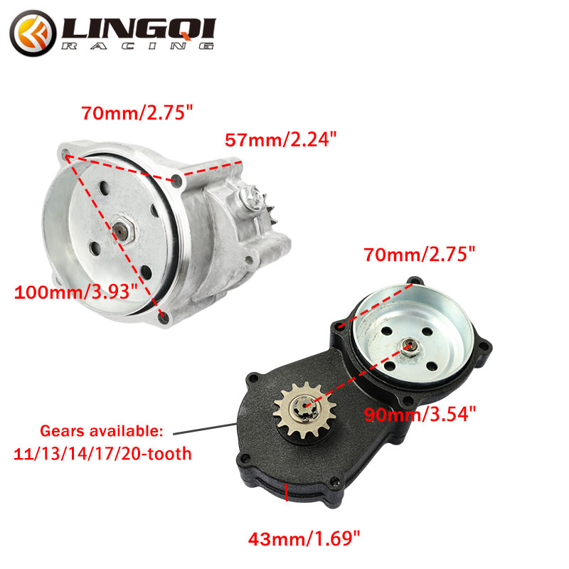 LINGQI sistem transmisi sepeda - Gearbox Motorcycle ulasan dan harga