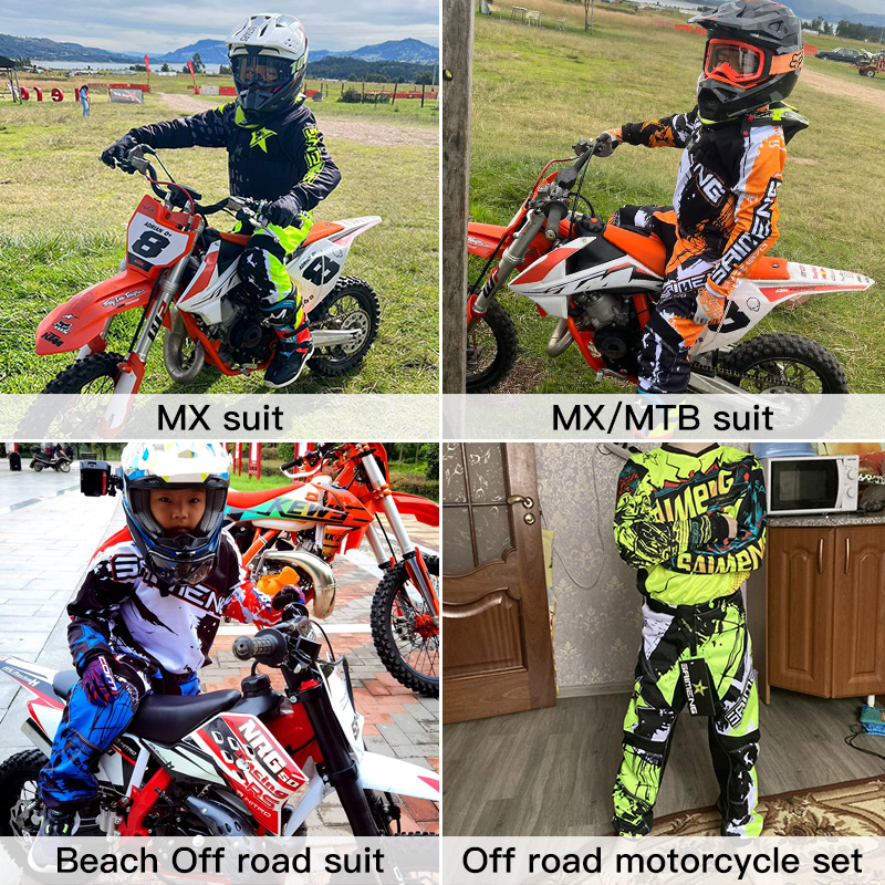 Setelan Enduro Anak Perlengkap - Motorcycle Gear Kids ulasan dan harga