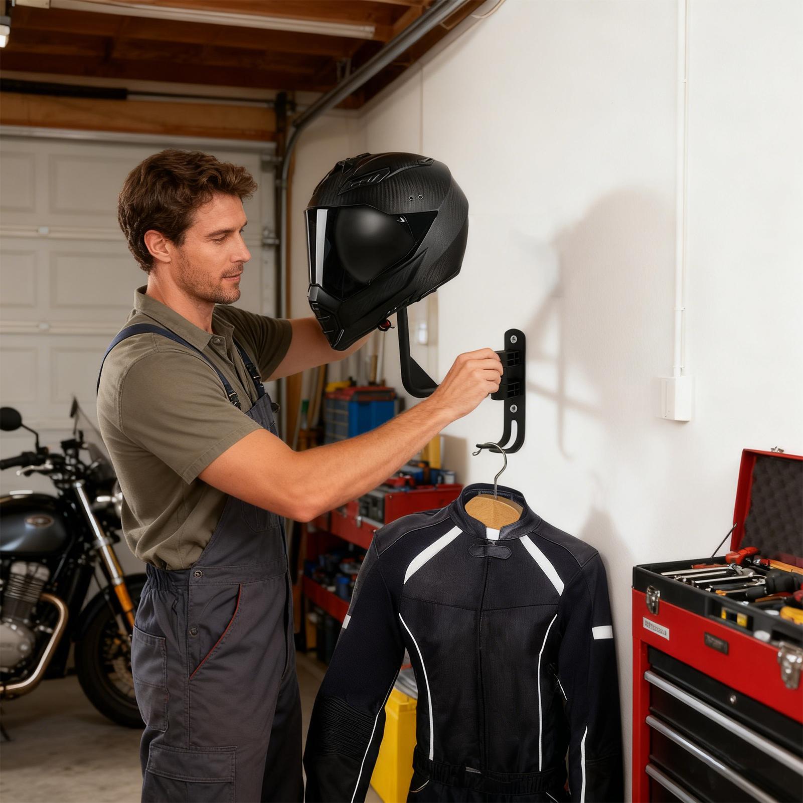 Rak Display Helm Sepeda Motor  - Motorcycle Gear Display Rack ulasan dan harga